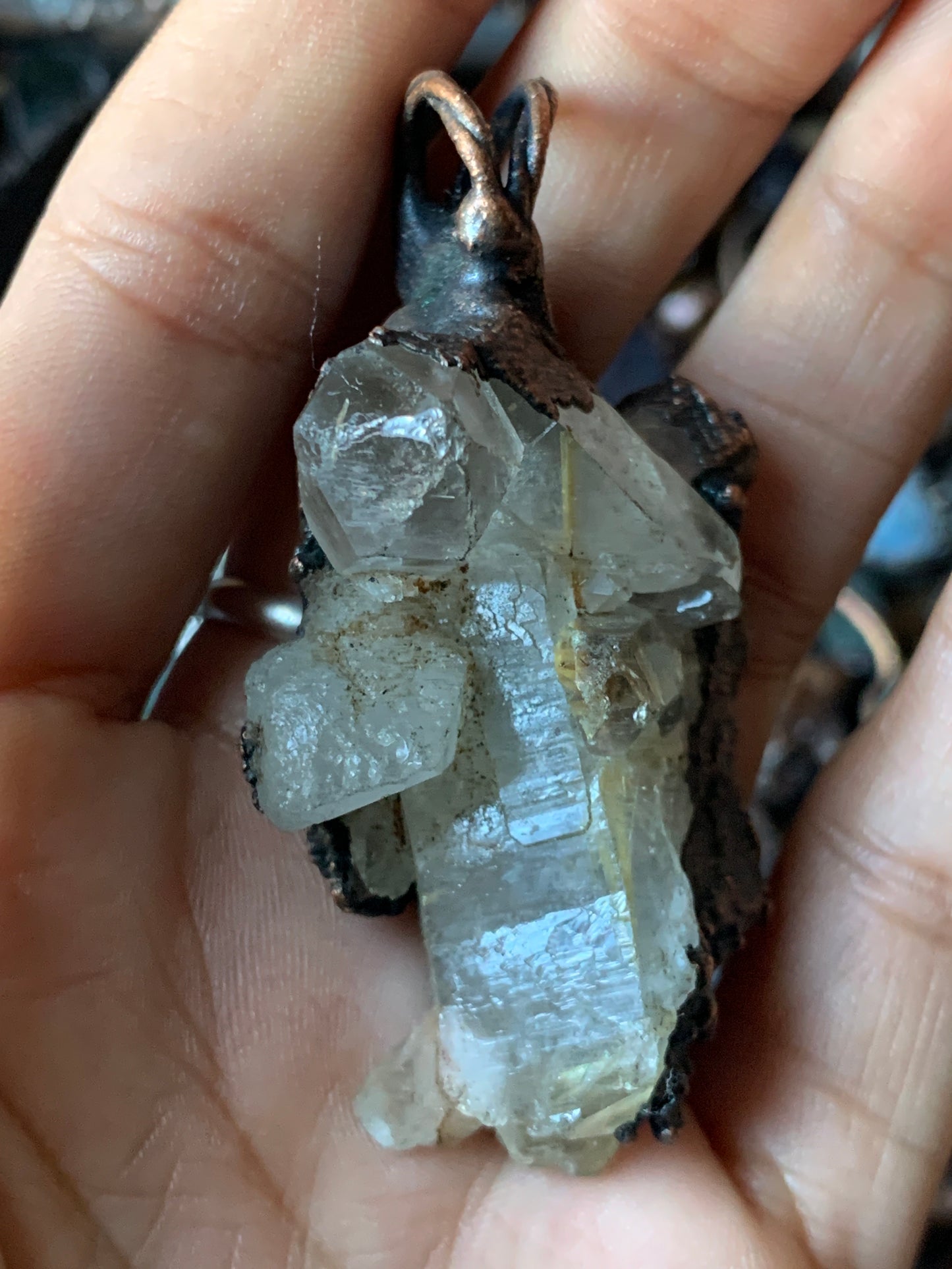 Golden rutilated quartz