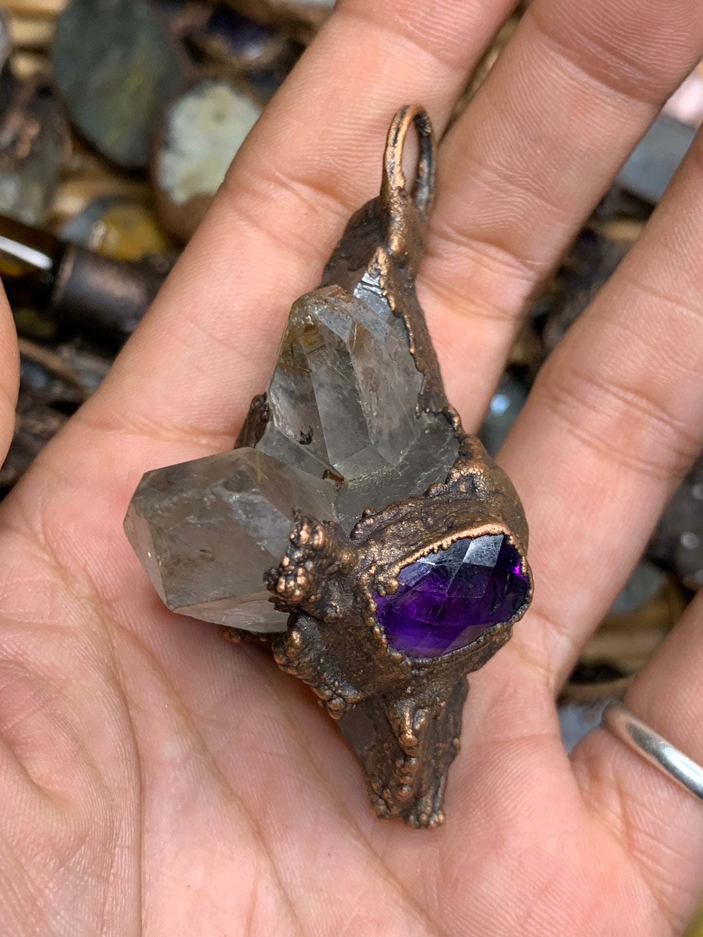rutilated amethyst