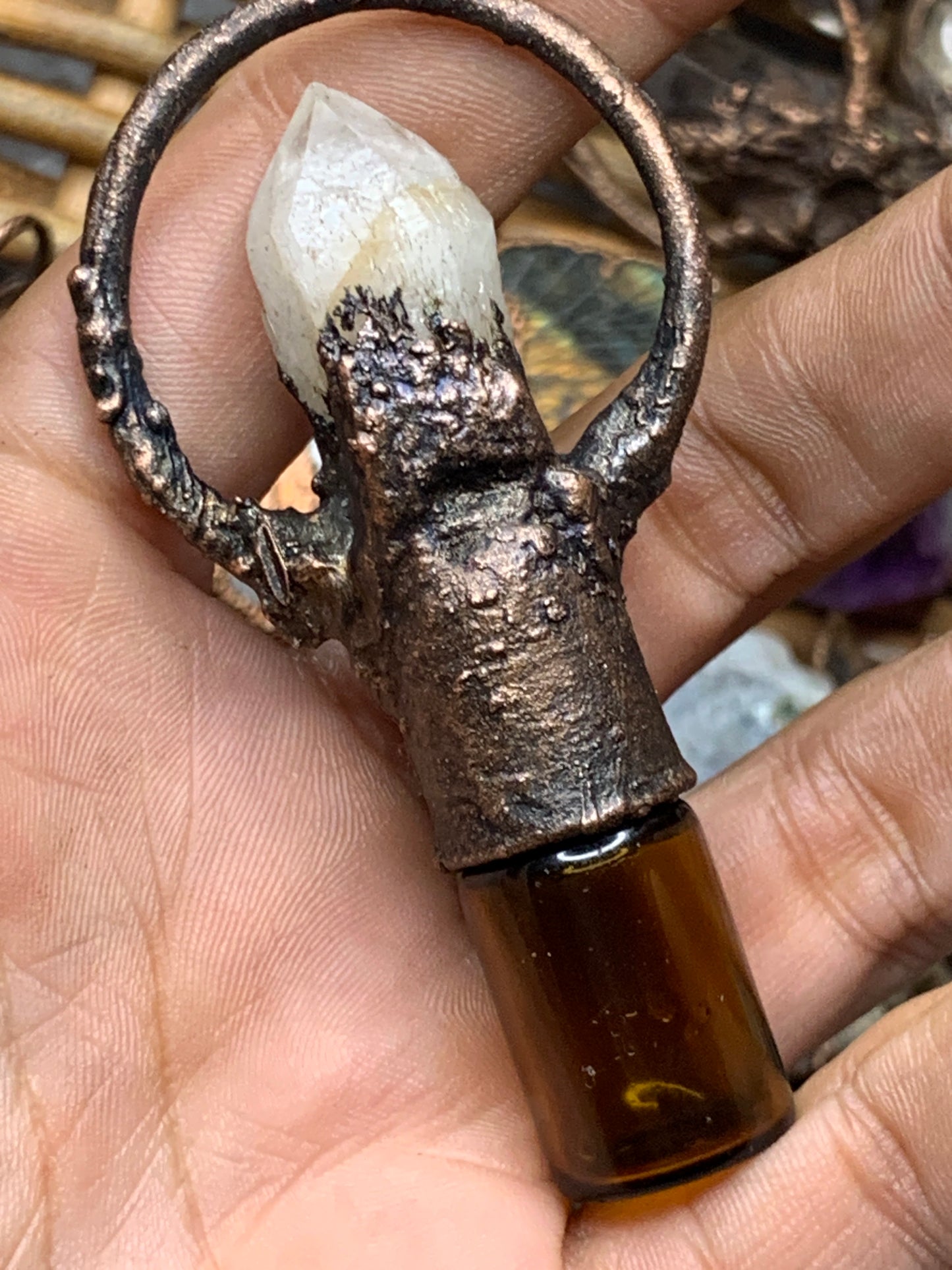 Candle quartz oil roller