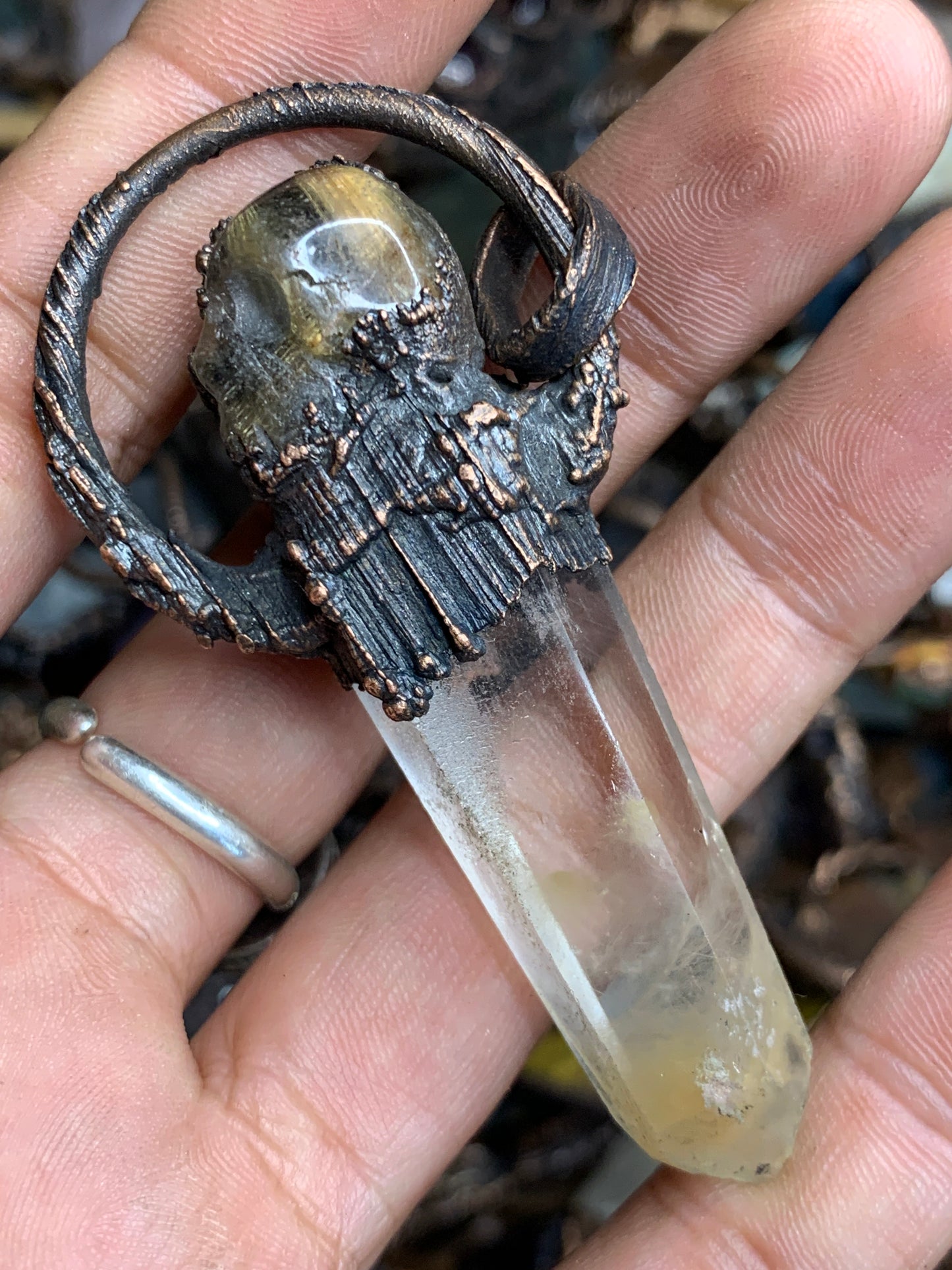 Golden rutilated, Quartz and yellow rabbit hair quartz
