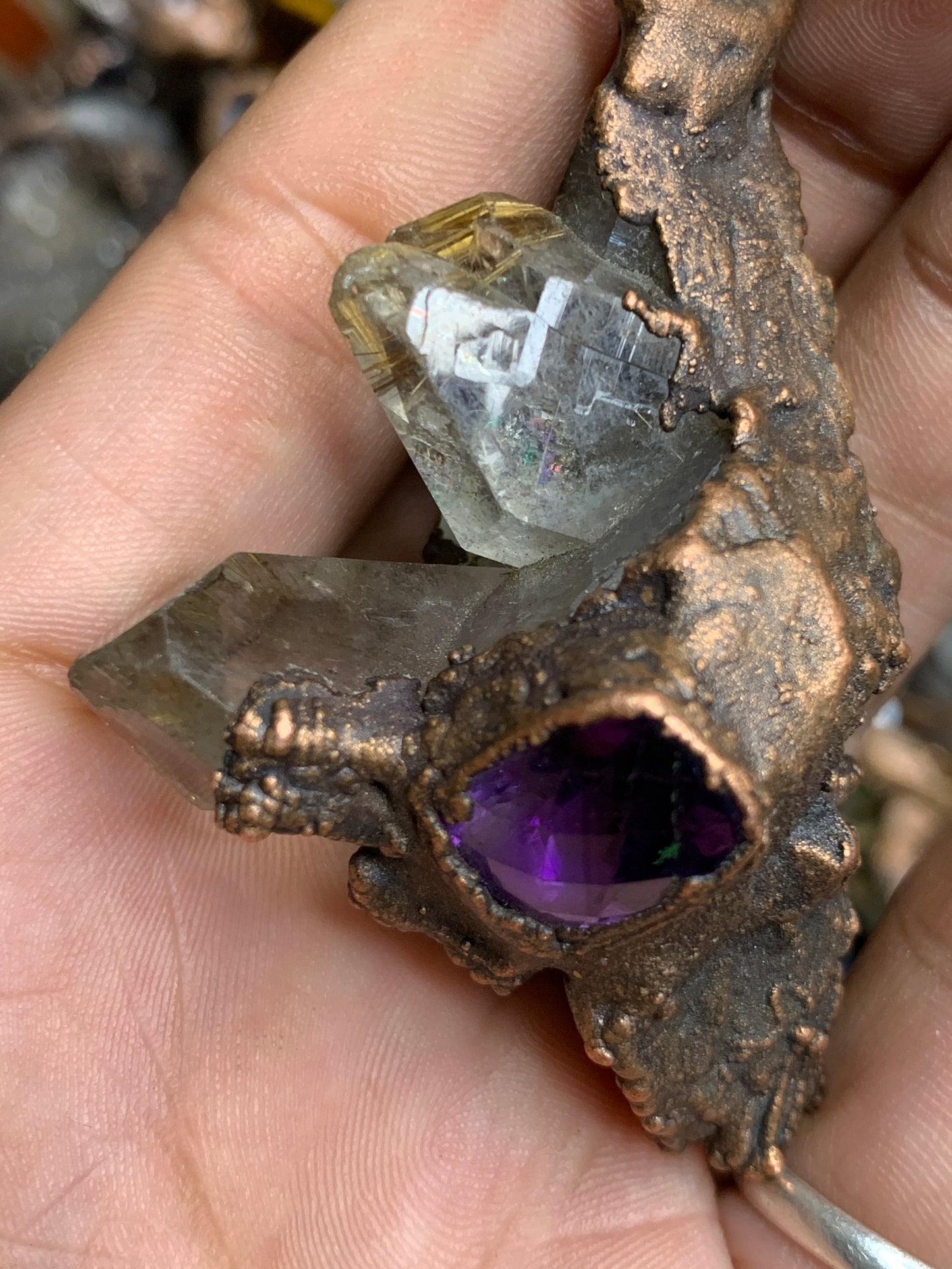rutilated amethyst