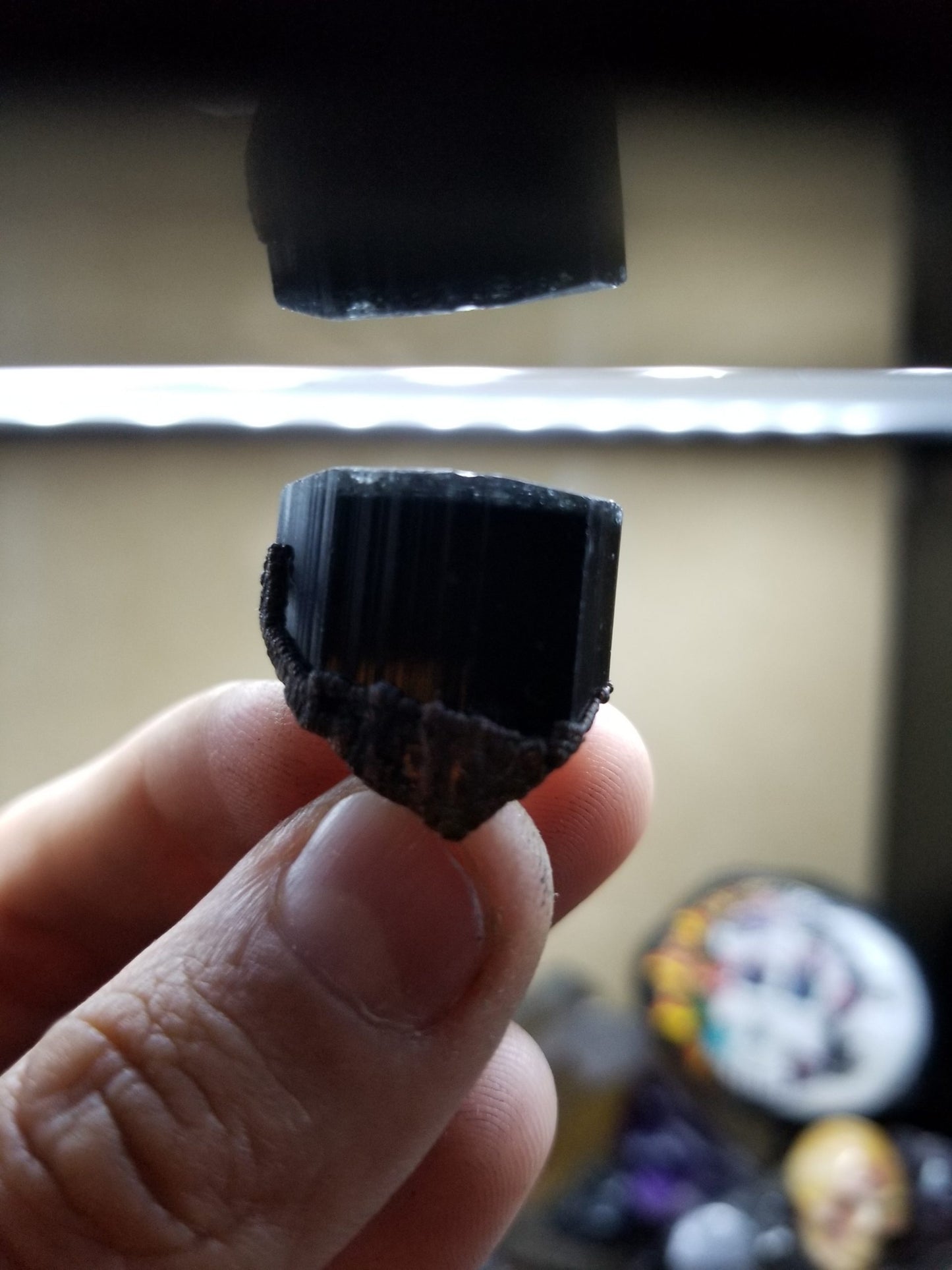 white capped tourmaline