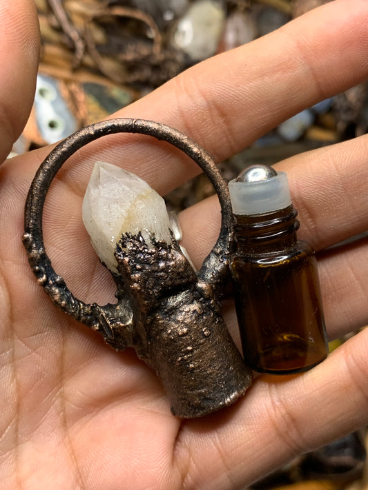 Candle quartz oil roller