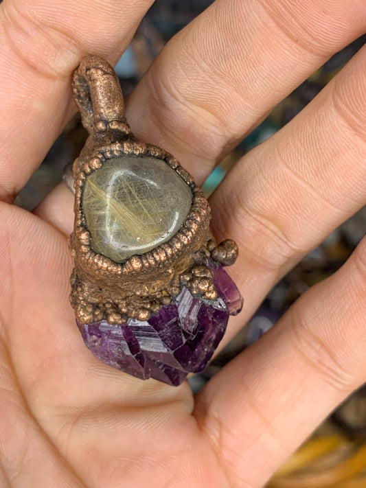 rutilated amethyst